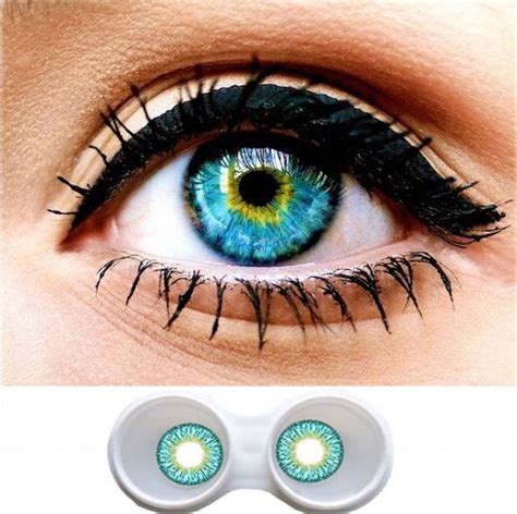 Turquoise Monthly Contact Lens 0 Turquoise Pack Of 2 223