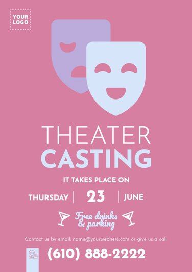 Free Templates For Casting And Audition Posters And Flyers