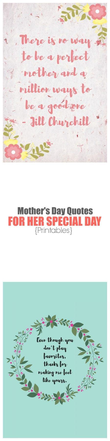 5 Mothers Day Quotes For Her Special Day Printables