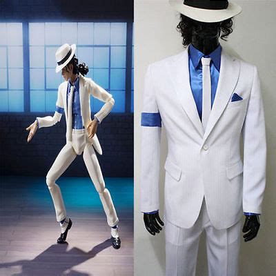 Michael Jackson Smooth Criminal Suit Uniform Men S Cosplay Costume Set