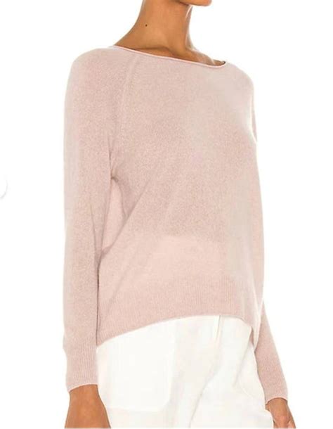 360 Cashmere Kacey Cashmere Sweater In Adobe Pinkn Shop Premium Outlets