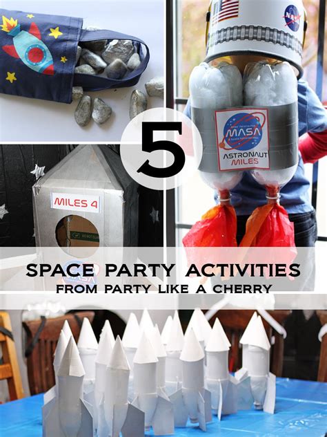 Space Party Activities And Games Party Like A Cherry Space Birthday