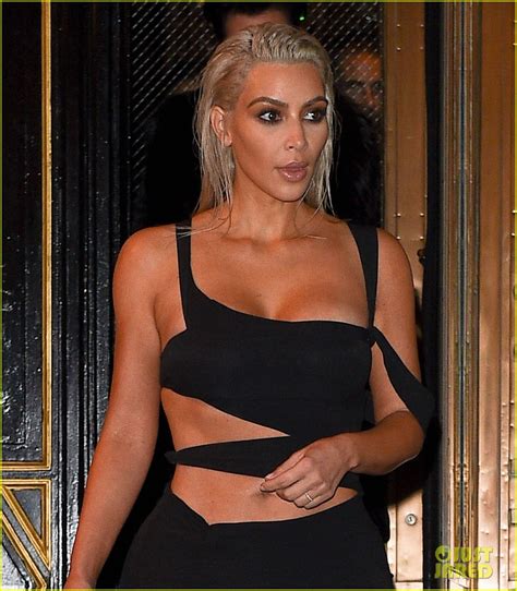 kim kardashian wears sexy cut out dress for nyfw party photo 3952663 2017 new york fashion