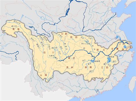 Yangtze River Location On World Map
