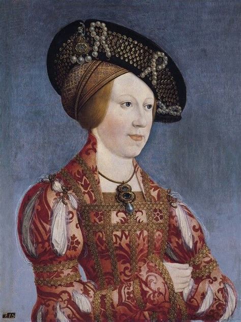 Portrait De La Reine Anne De Hongrie Et De Bohême Ou De Marie D