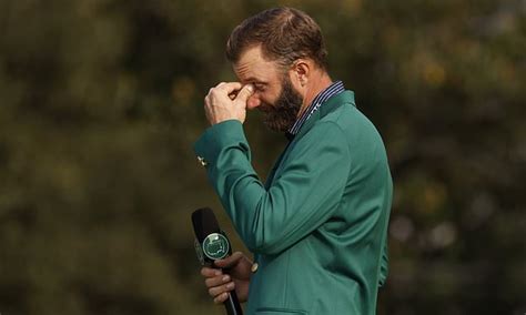 Dustin Johnson Fights Back Tears As Masters Champion Realises Dream