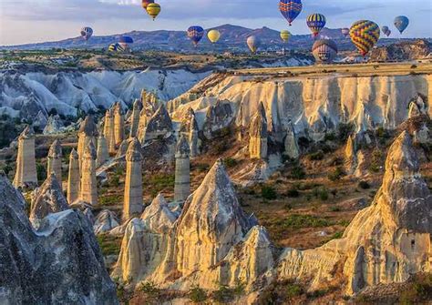 Goreme Turkey Love Valley Hiking In Cappadocia Balloons