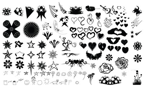 Stars And Hearts Vector Pack