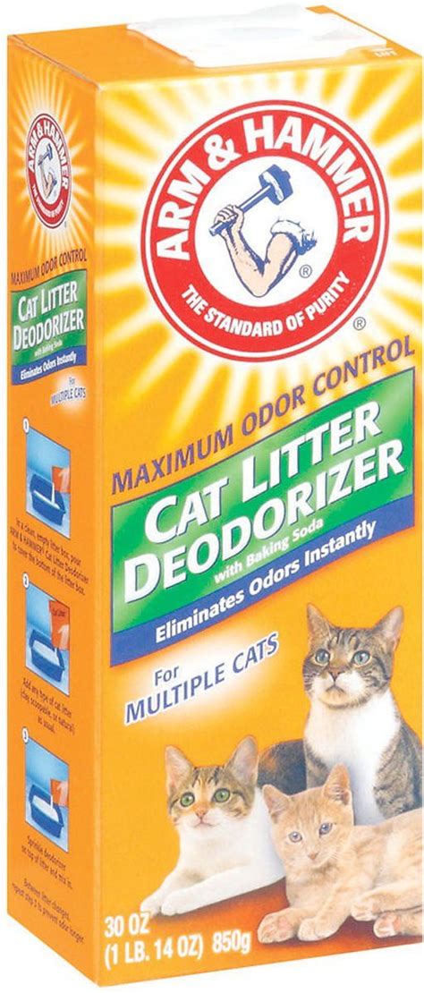 Arm And Hammer Litter Cat Litter Deodorizer Powder 30 Oz Box