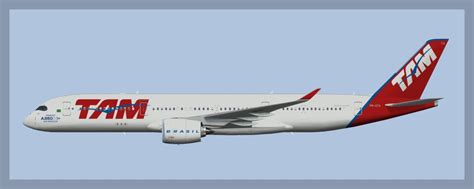 Latam Brasil Airbus A350 900 Fleet Fsp Model Atco Repaints