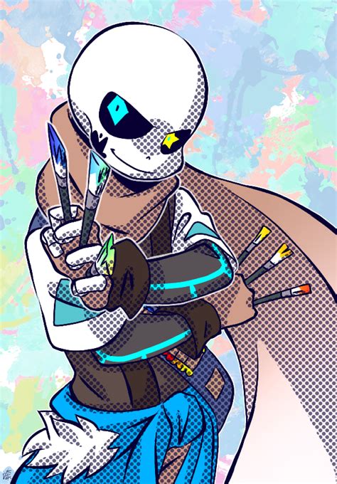 Ink Sans Fanart Image In Inktale Ink Sans Collection By Ale10 He Is