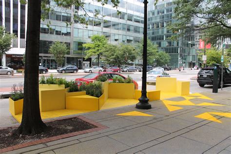 Gensler Designs Bright Yellow Parklet For Dc Architect Magazine