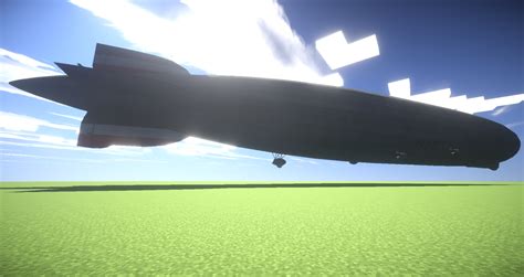 Graf Zeppelin D Lz127 3d For Blockbuster Minecraft Mod