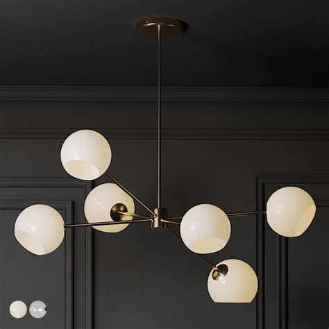 West Elm Modern Pendant Light 3D | CGTrader