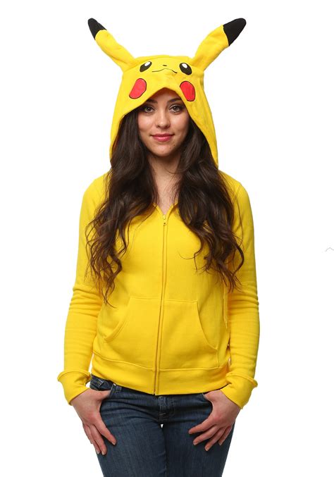 Image of 63 best anime hoodie images anime anime characters manga. I Am Pikachu: Women's Pokemon Costume Hoodie