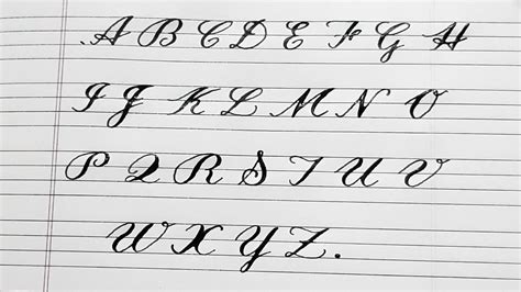 Capital j practice fountain pen cursive handwriting alphabet duration. Learn CURSIVE writing || A to Z capital letters || For ...