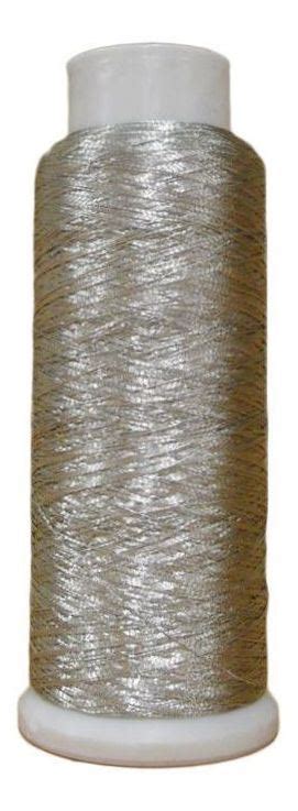 Softlight Metallic True Silver 1500m Embroidery Thread Echidna Sewing