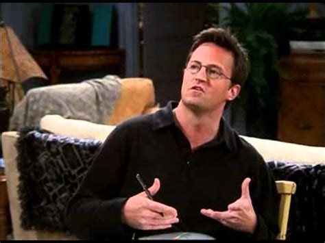 He was portrayed by matthew perry. Chandler Bing's Job - YouTube