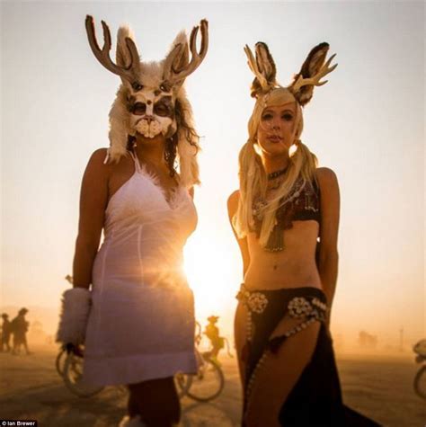 Burning Man 2015s Craziest Costumes From Naked Angels To Sideshow