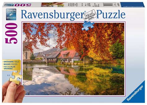 Ravensburger Peaceful Mill Extra Large 500pc Jigsaw Puzzle Adult
