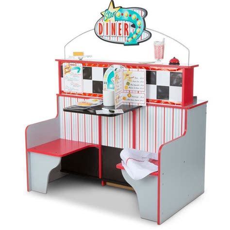Melissa And Doug Star Diner Restaurant Play Food And Kitchen