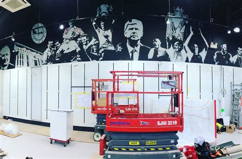 Stewy Arsenal Fc Mural Commission Highbury House Store Stewys