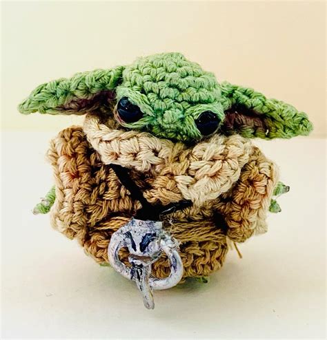 Mini Baby Yoda And Space Pod Crochet Pattern Etsy