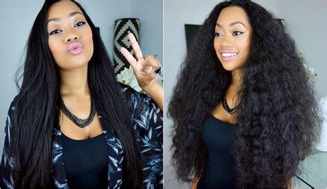 My Curly To Straight Hair Tutorial How I Straighten My Naturally