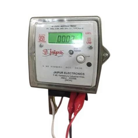 Jaipur Electronics Single Phase Static Meter At Rs 350 In Jaipur Id