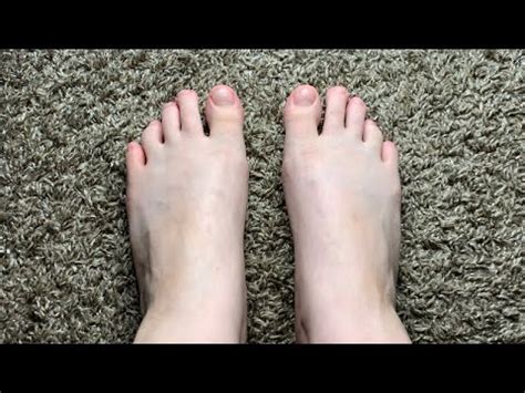 ASMR Up Close Feet View Moving Feet Around While Sitting Down Custom Video