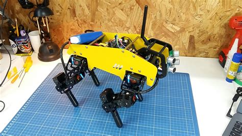 Mechdog A 12 Servo Robotic Pup Arduino Blog