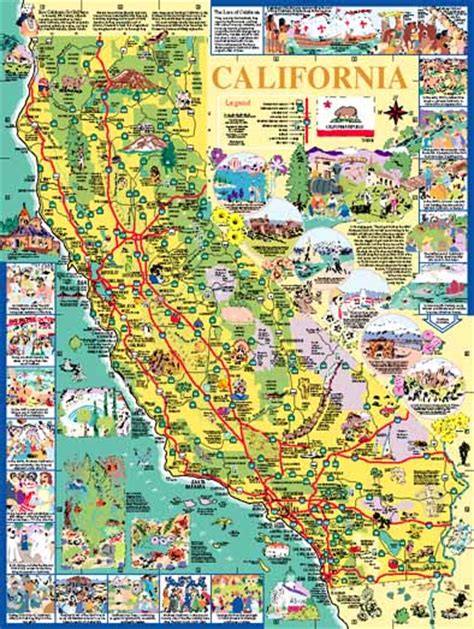 California Map Tourist