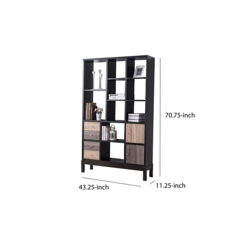 Wooden Display Cabinet With Multiple Shelves Bed Bath And Beyond 23467742
