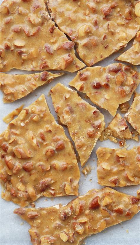 Toasted Almond Brittle Brittle Recipes Almond Brittle Toasted Almonds