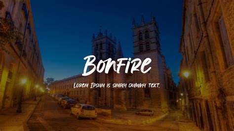 Bonfire Font Download Free For Desktop And Webfont