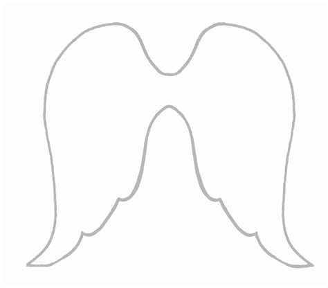 Free Angel Wings Template Free Printable Templates
