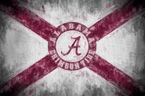 The Crimson Tide State Flag Photograph By Jc Findley Fine Art America