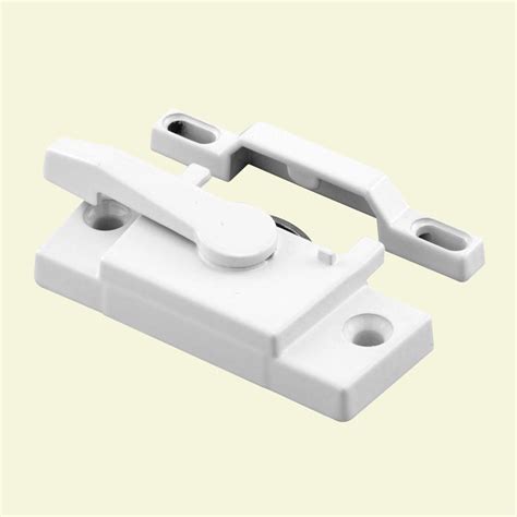 Prime Line Vinyl Window Sash Lock With Keeper White F 2744 The Home