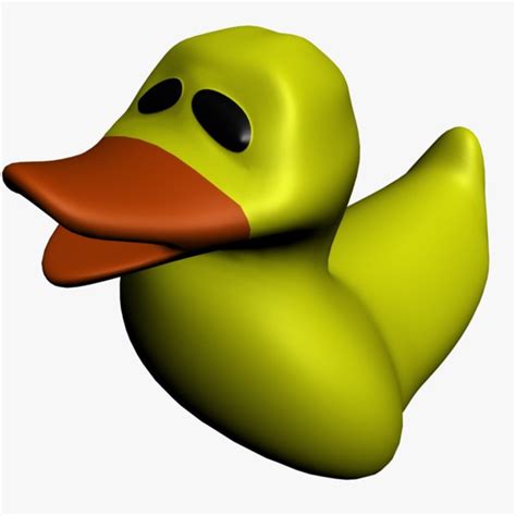 Rubber Duck Ducky 3d Model