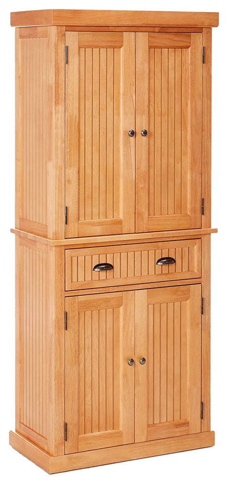 Price your list of cabinets on our sister website. Pantry Cabinet, Natural Hardwood Cabinets and Drawers With ...