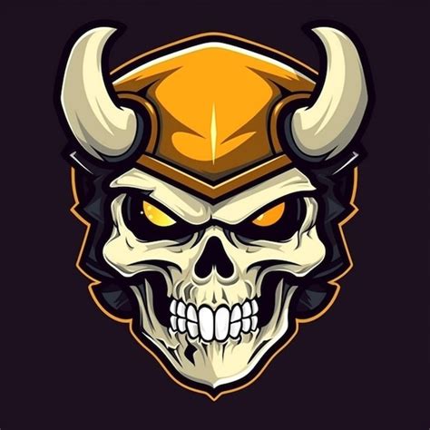 Premium Ai Image Skull Esport Mascot Logo
