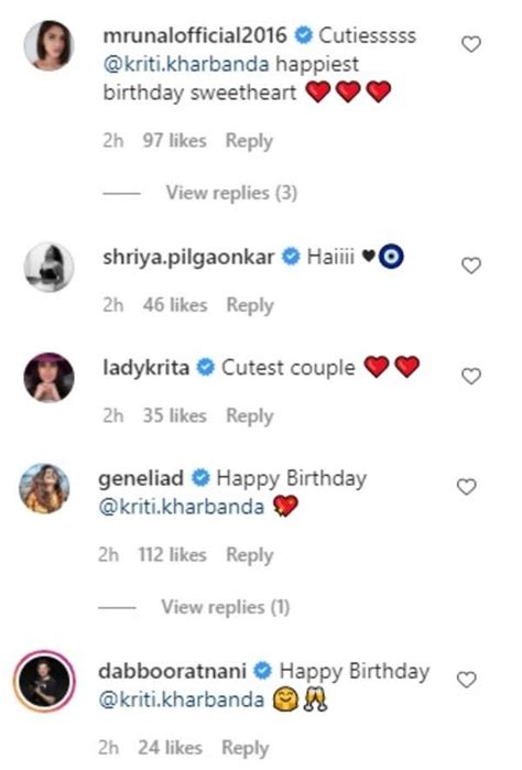 Pulkit Samrat Shares A Sweet Post To Wish His Ladylove Kriti Kharbanda On Her Birthday Hindi