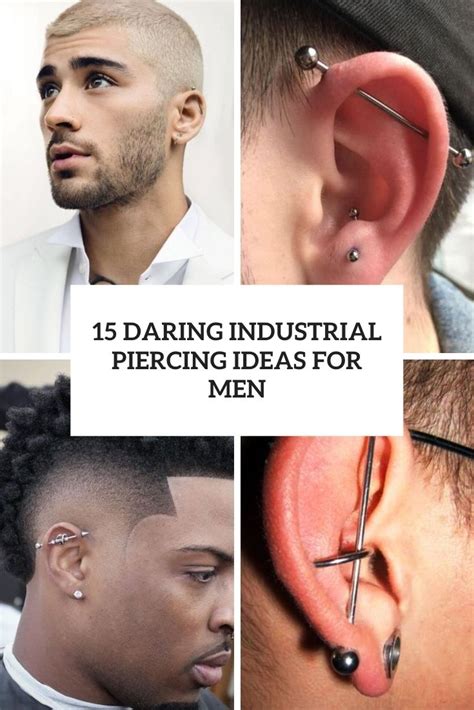 15 Daring Industrial Piercing Ideas For Men Styleoholic