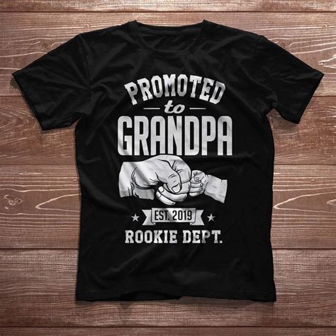 Grandpa Shirt New Grandpa T New Grandpa Rookie Dept 2019 2020 T