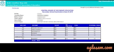 Cbse 10th Result