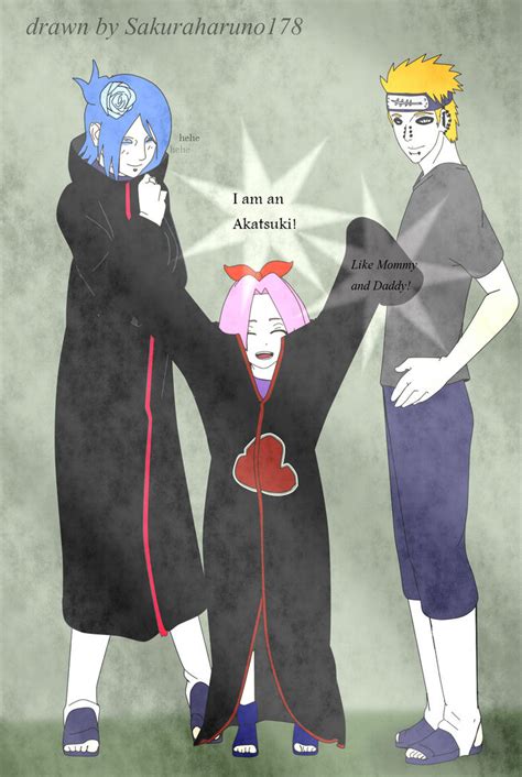 Sakura And Her Akatsuki Parents By Sakuraharuno178 On Deviantart