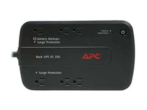 Ups protects electronic equipment and prevents data loss during a below are common questions our customers ask about our apc battery backups & uninterruptible power supplies (ups) deals, prices, ratings, and more. APC BE350G Back-UPS 350 VA 6-outlet Uninterruptible Power ...