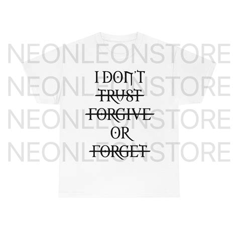 Ken Carson X Destroy Lonely Tour Merch I Dont Trust Forgive or - Etsy