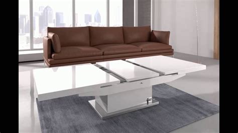 This modern dining set includes 8 sling chairs and a 40 x 118 expandable dining table. New Coffee Table Magnificent Large Height Adjustable With ...