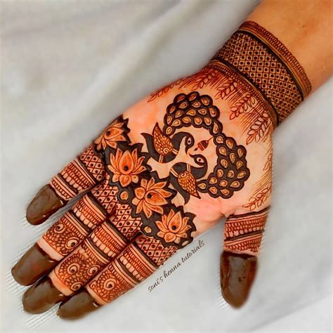 Peacock Henna Shaadiwish